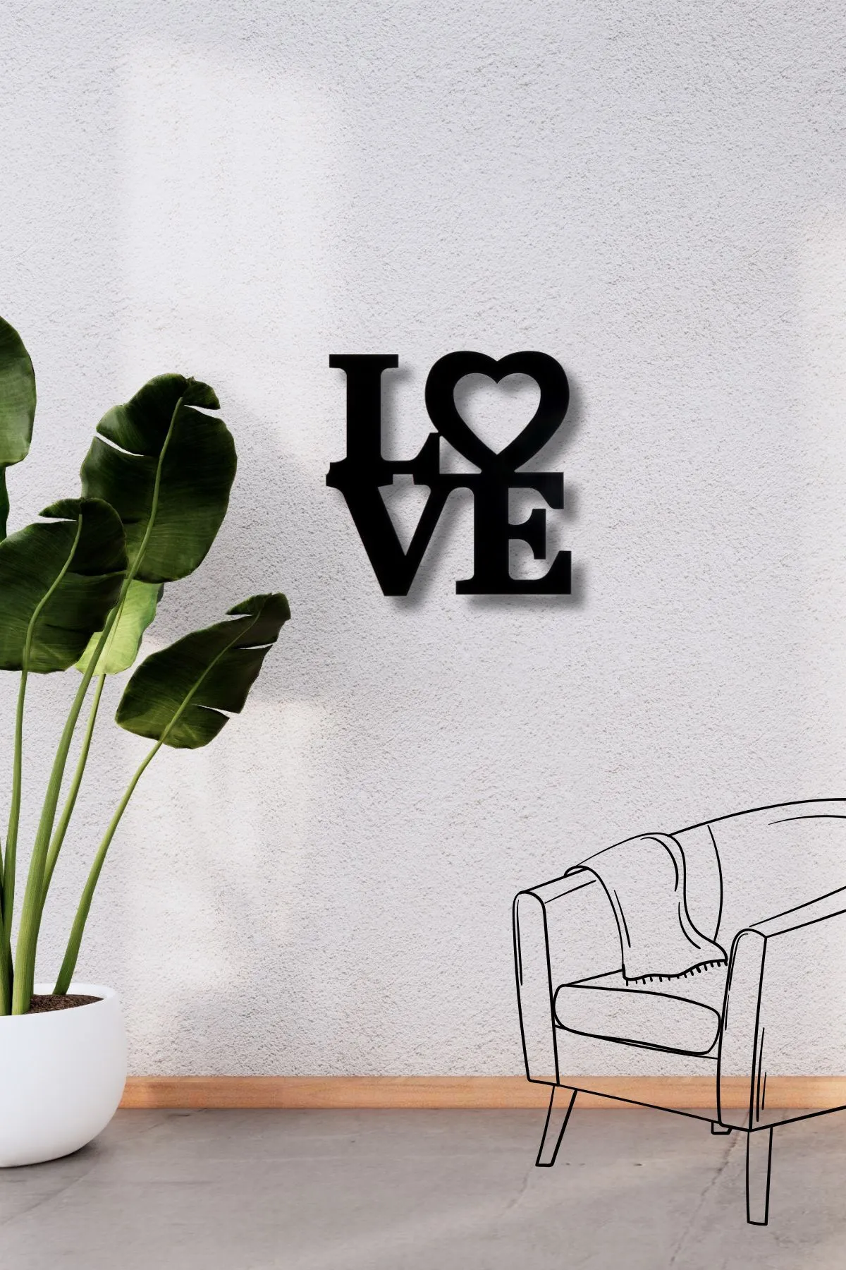 ARD PROJE LOVE Duvar Tablosu - Ahşap Dekoratif Modern Duvar Süsü Lazer Kesim 1 ARD PROJE LOVE Duvar Tablosu - Ahşap Dekoratif Modern Duvar Süsü Lazer Kesim