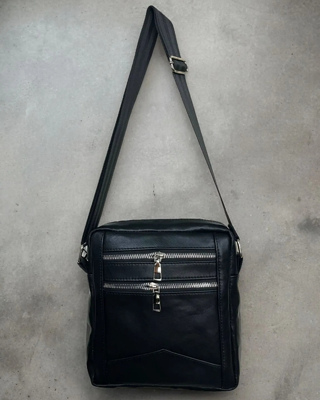 Bagard Erkek Hakiki Deri Postacı Çantası 5 Bagard Erkek Hakiki Deri Postacı Çantası - Görsel 5